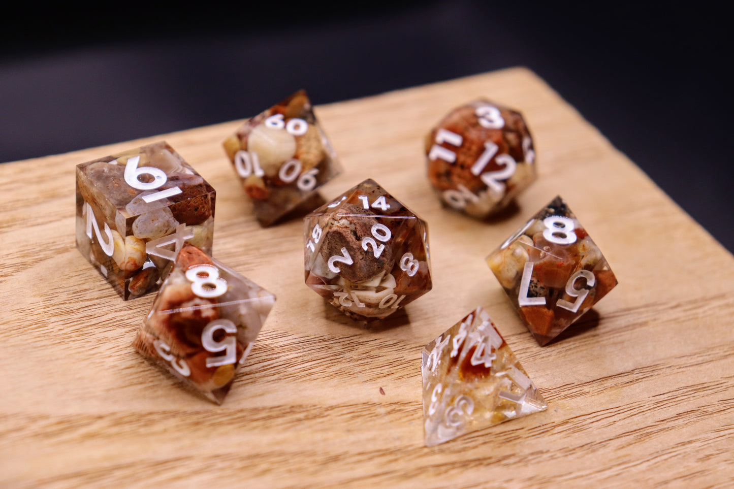 Crystal Dice LAKE SUPERIOR AGATE