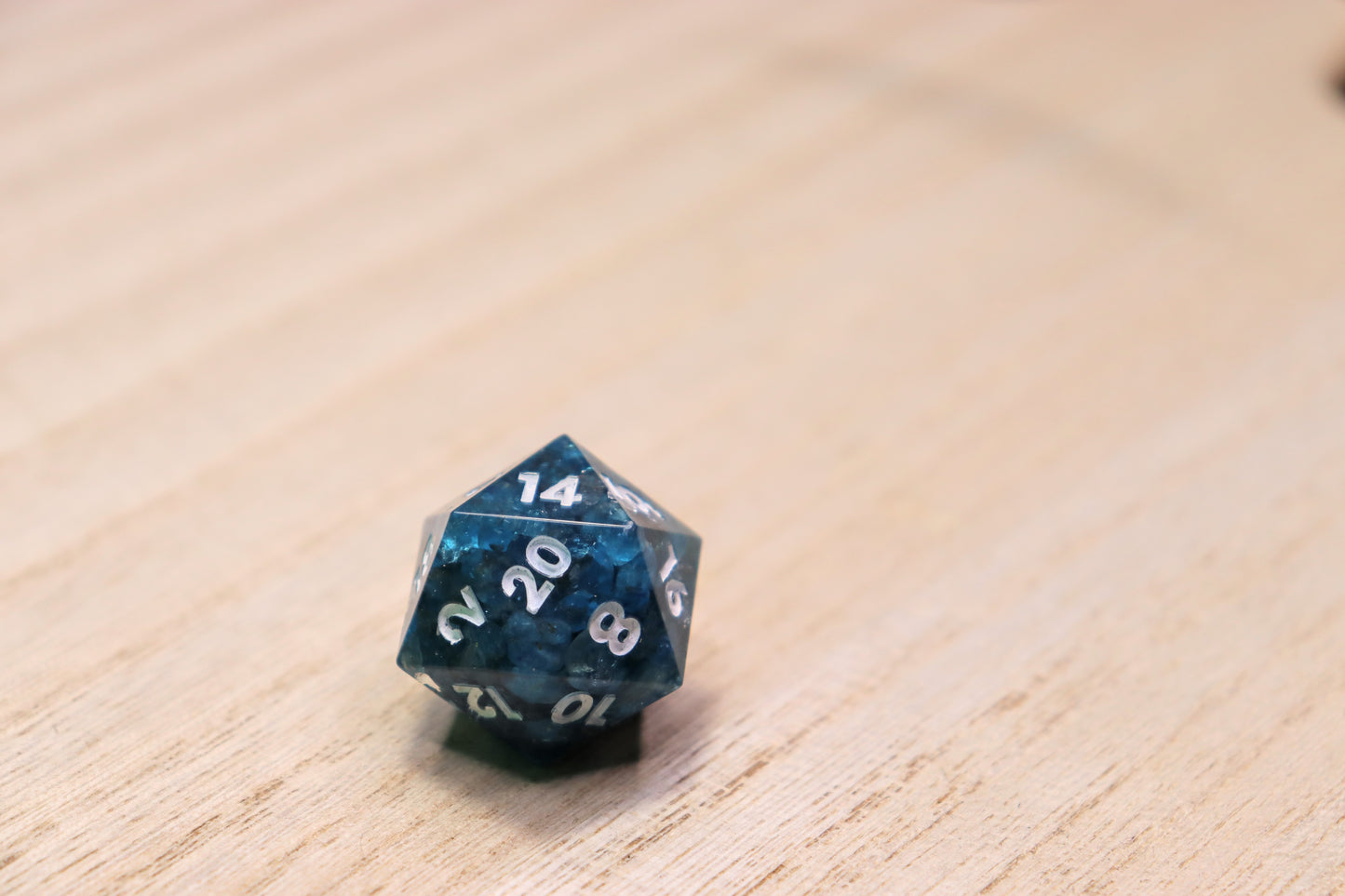 Crystal Dice BLUE APATITE