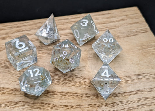 Dice, Blue Topaz