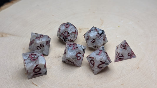 Dice, Rainbow Moonstone