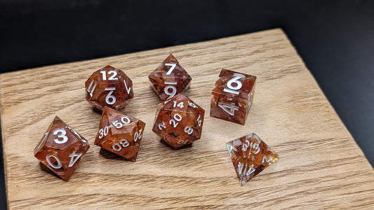 Dice, Carnelian